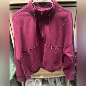 Avia Maroon Quarter-Zip Pullover